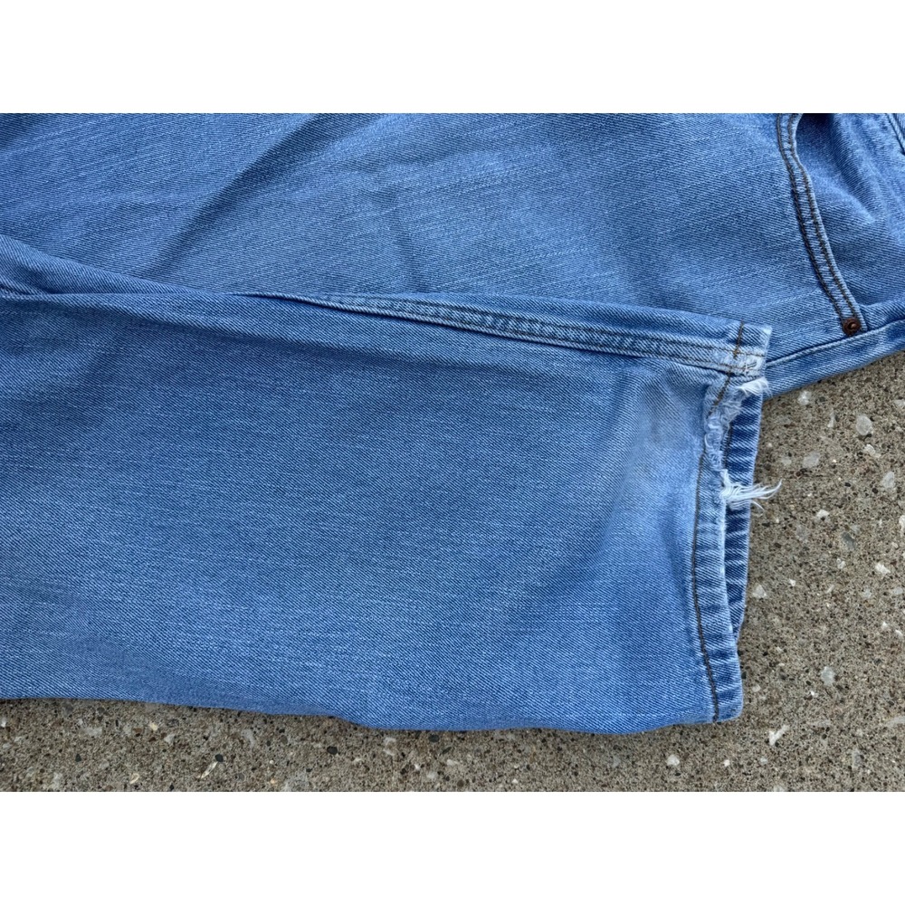 Levi's 505 Regular Fit Men's Jeans Light Wash Size 40x34‎ Made in 08 - Picture 9 of 16